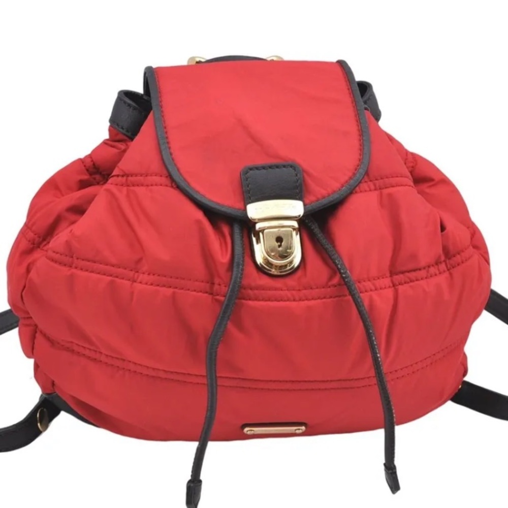 Burberry Red Quilted Backpack